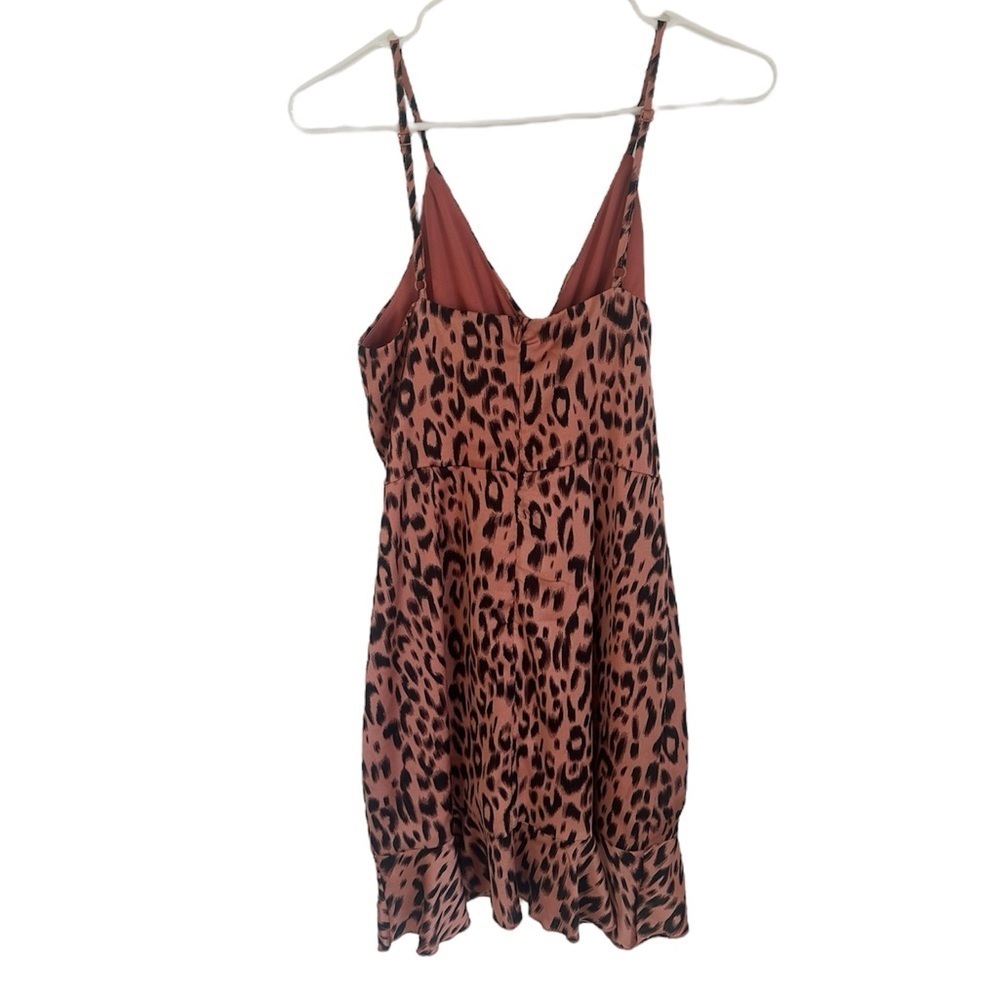 Superdown x Revolve Celeste Cami Pink Leopard Mini Dress Medium - Picture 5 of 7